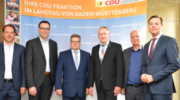 Meinungsaustausch mit Mitgliedern der CDU-Fration